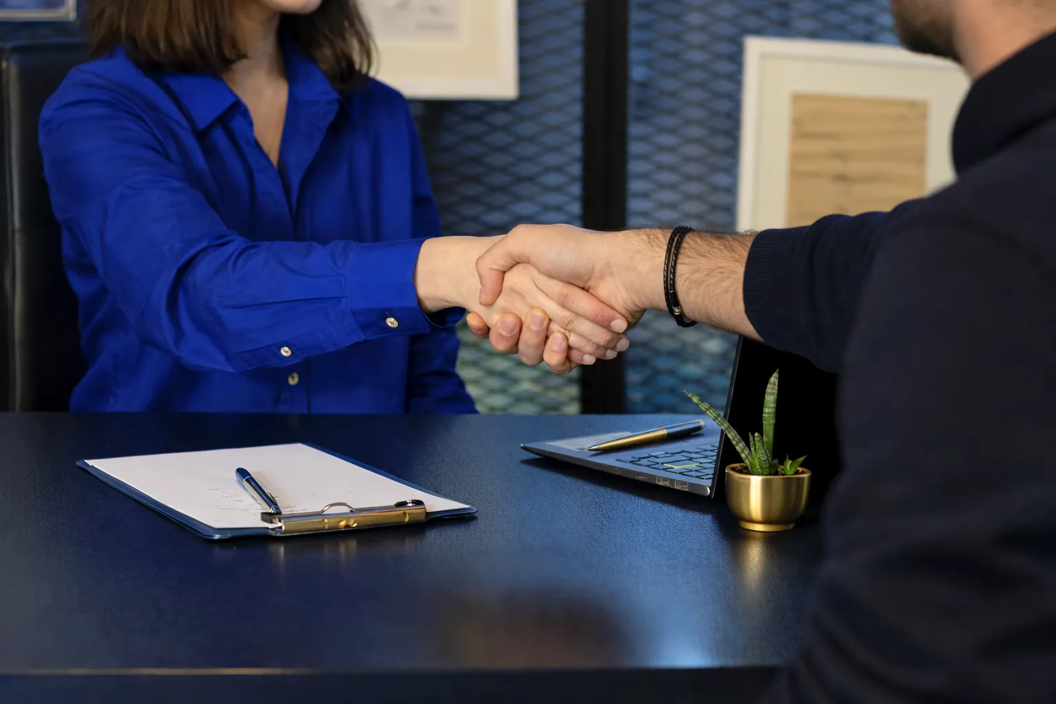 Two people aligned on next priorities